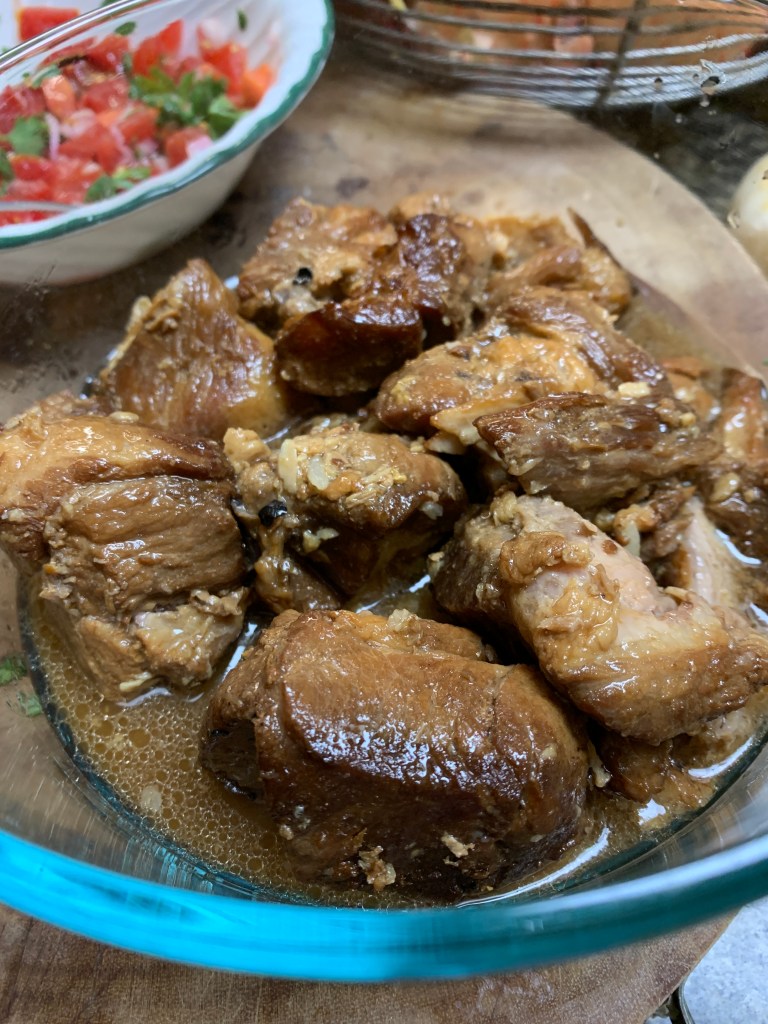 Adobo with Pico de Gallo